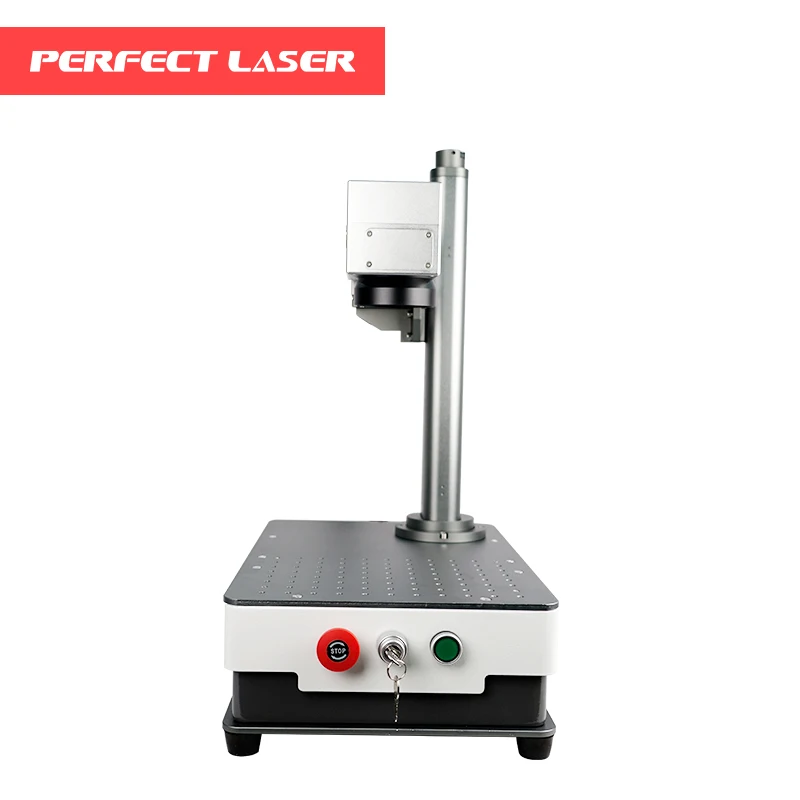 Perfect Lase r 20W  Portable LOGO Metal Steel Aluminum Iron Fiber Lase r Engravers Marking Markers Machines Printing