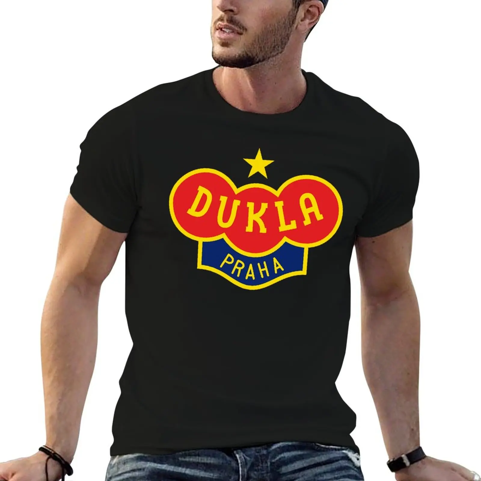 Dukla T-Shirt vintage anime shirt plus size tops tees blue archive men clothing