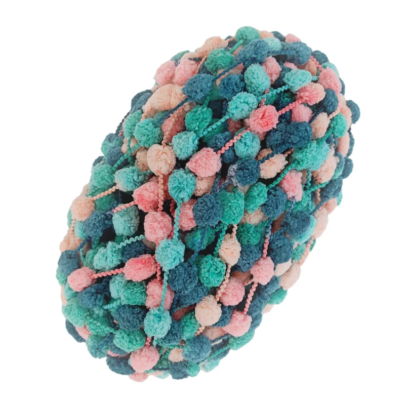 100g Snowball Small Ball Line Woven Floor Mat Cushion Sofa Blanket DIY Handmade Wool Ball Crochet Material Bag 13mm * 40m