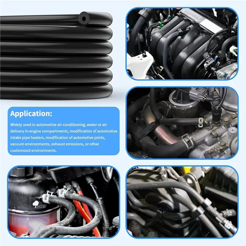 Automotive Vacuum Hose Kit- 6PCS 1/8