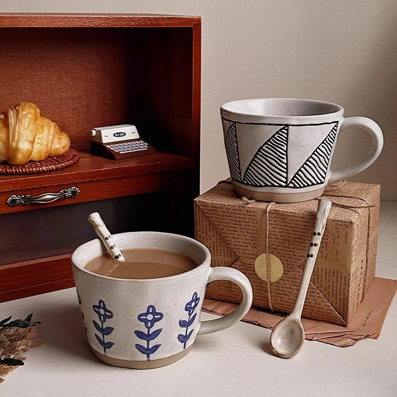 

Latte Ceramic Coffee Cup Portable Espresso Bubble Tea Turkish Coffee Cup Mug Reusable Forminhas Para Doces Home Decoration