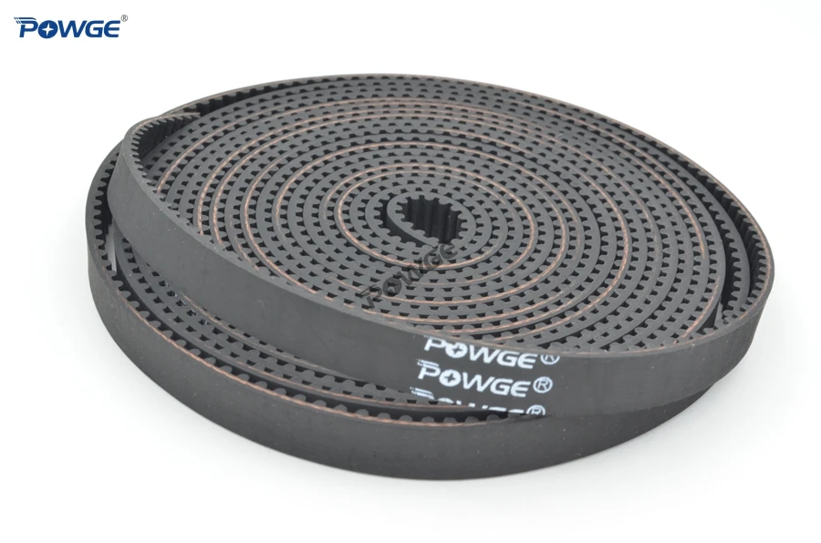 POWGE GT 3GT Open synchronous Timing belt width 6/9/15mm 3GT-6/3GT-9/3GT-15 Rubber Small Backlash Accuracy Positioning 3GT Belt