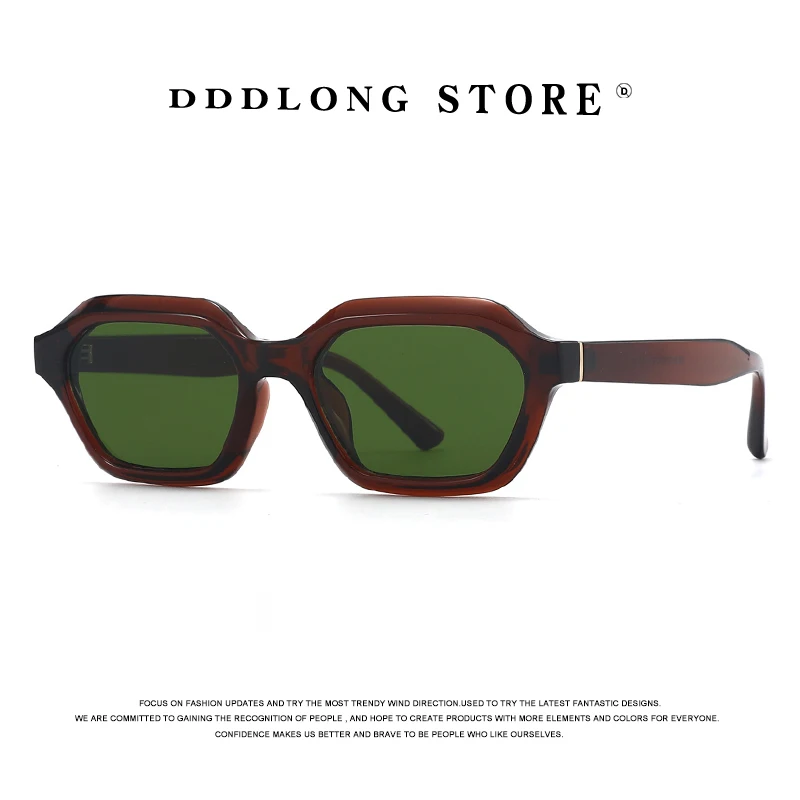 DDDLONG Retro Fashion Punk okulary przeciwsłoneczne damskie męskie okulary przeciwsłoneczne klasyczne Vintage UV400 odcienie zewnętrzne D542
