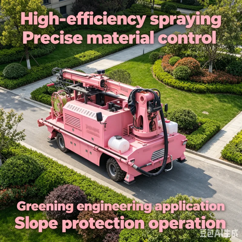 Mining Trailer Mounted Concrete Spraying Robot Efficient Trailer Wet Mix Shotcrete Machine For Rock Stabilization Protection