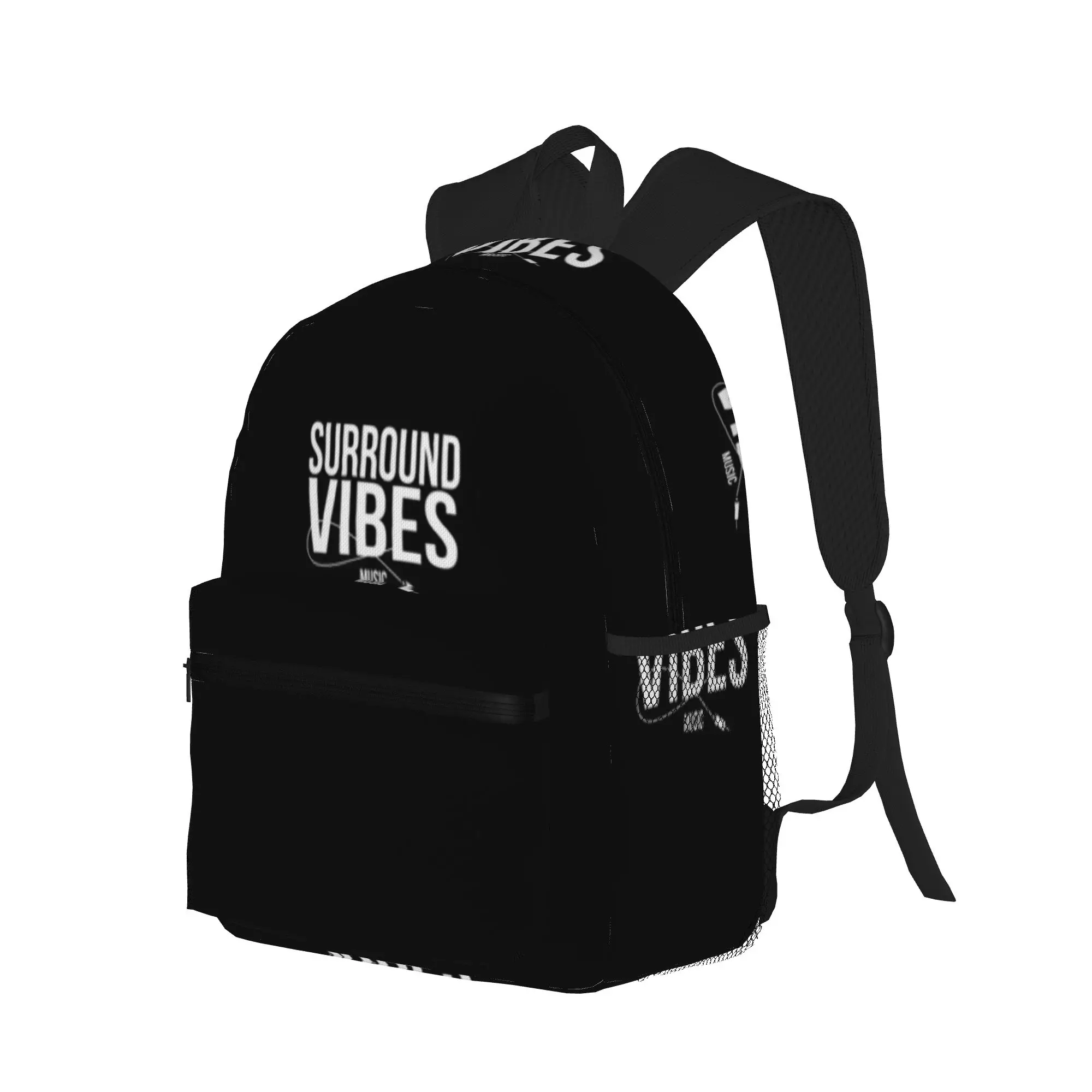 Surround Vibes Music The Queen of Flow Spanish Novela Colombian  Casual Backpack for Students and Adults Backpack women