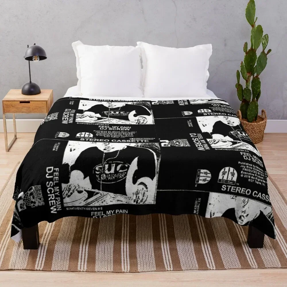 DJ SCREW FEEL MY PAIN INVERTED Throw Blanket Loose Camping Luxury St Blankets