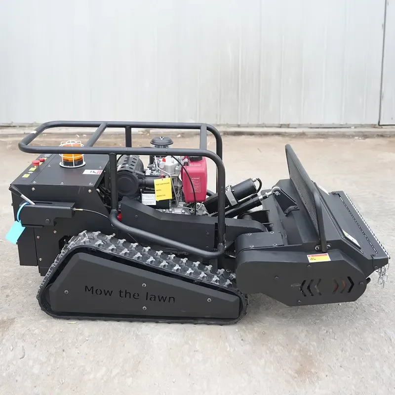 800mm Cutting Width Remote Control Lawn Mower for Park Road Greening High Quality Electric Grass Cutter Machine Garden Tool