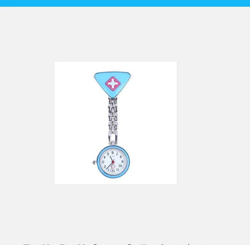 Hang watch Triangle nurse watch Pocket watch Men and women lovely Triangle doctor nurse watch quartz watch