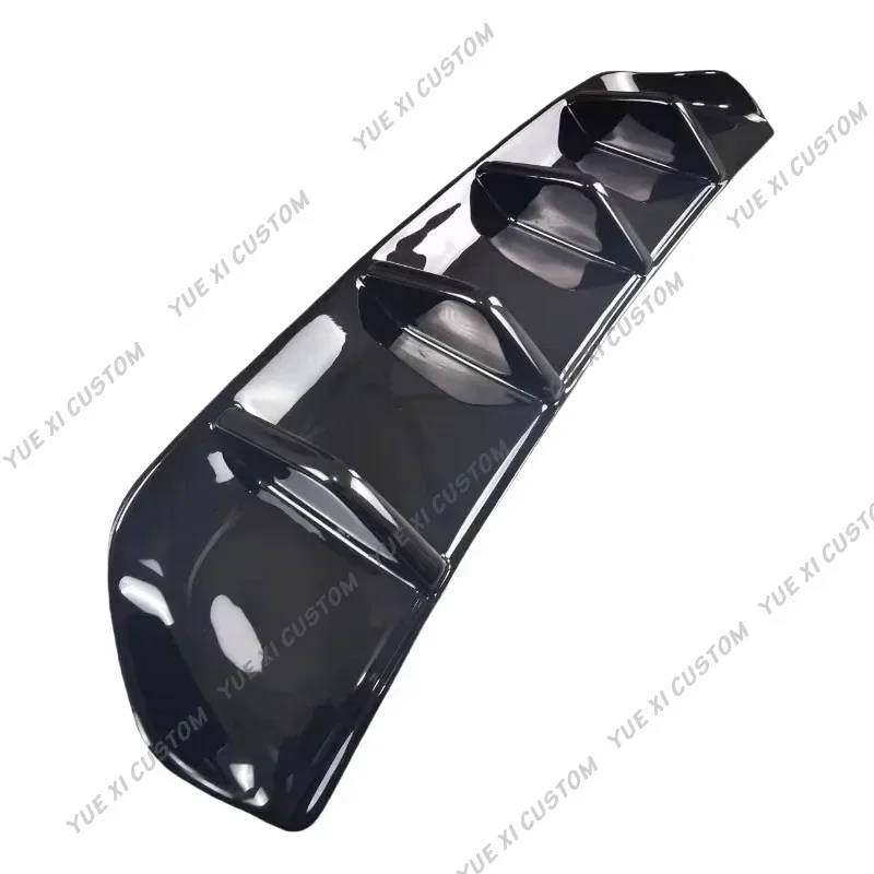 For VW Tiguan R-line / Tiguan R MK2 Facelift 2020-2023 Car Rear Valance Rear Bumper Diffuser Rear Lip Canard Spoiler Splitter