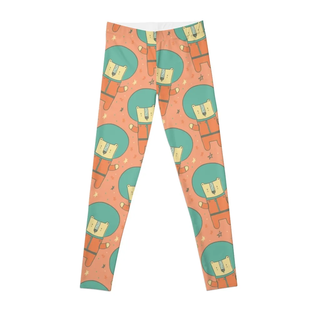 

Bearly There in Dreamsickle Leggings legging pants raises butt gym's sportswear Womens Leggings