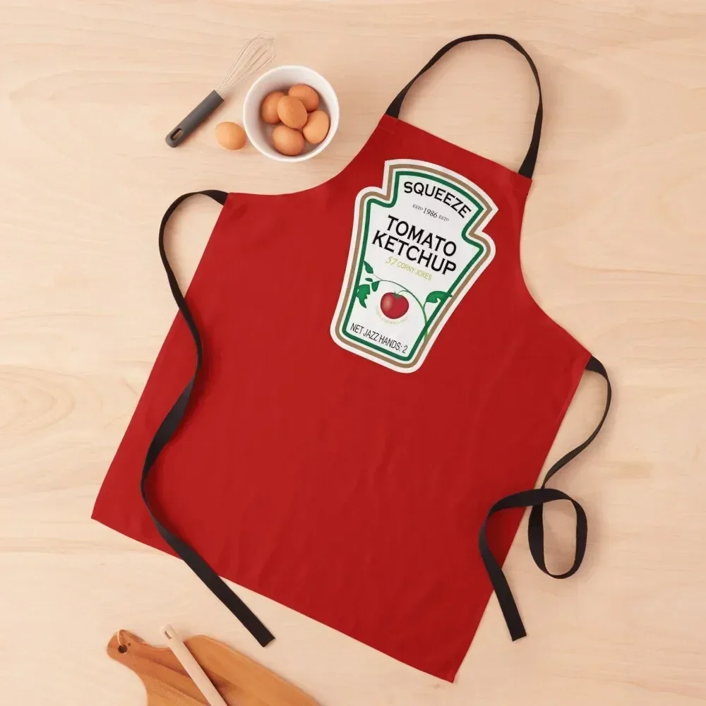 Funny Ketchup Label Apron chefs kitchen item Restaurant Apron