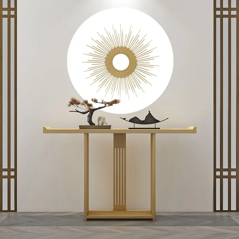 Wood Chinese Classic Vintage Table Hall Narrow Tavolo Soggiorno Furniture Entrance Hall Hotel Console Living Room Table