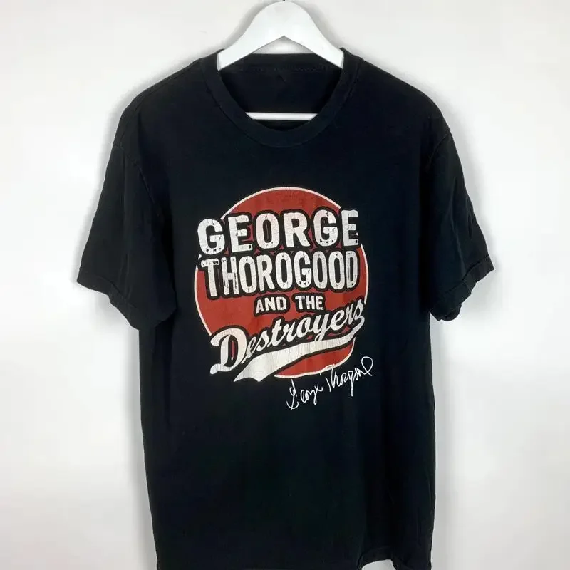 GEORGE THOROGOOD THE DESTROYERS T Shirt Classic Black S 5XL