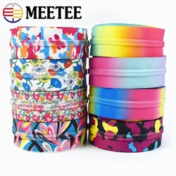 2/3/5/10M 5# Nylon Zippers Tapes for Sewing Bags Purse plastic zipper Pencilcase Decoration Zips Garment DIY Repair Accessories