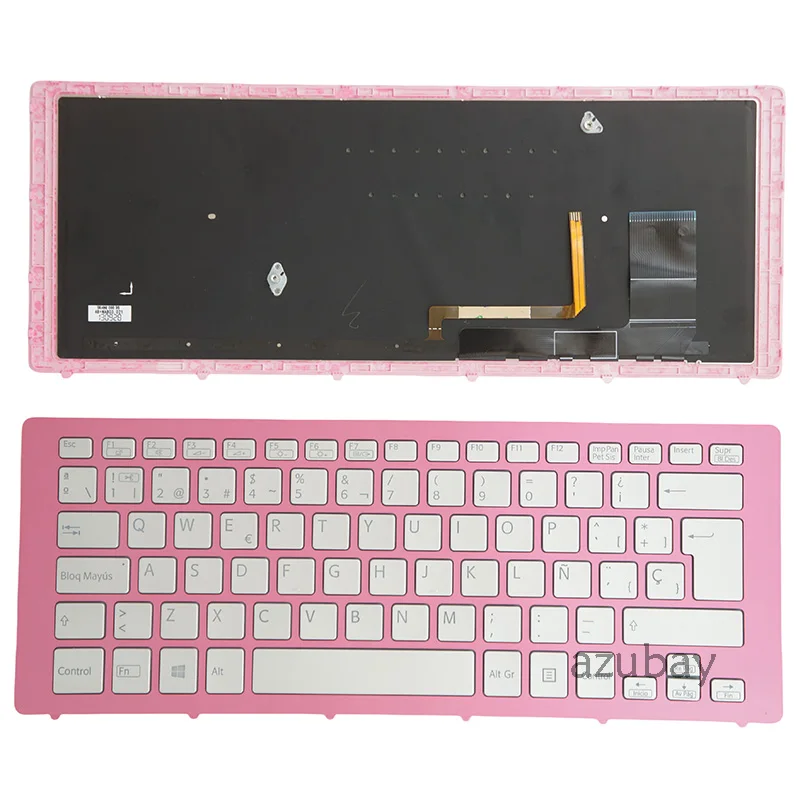 la-スペイン語キーボード-sony-vaio-svf15n-fit-15a-fit-マルチフリップ-pc-用、バックライト付き