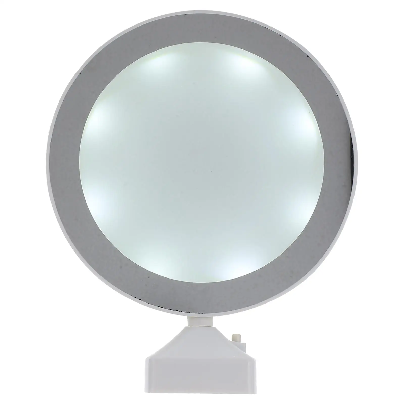 

Round LED Photo Frame 7 Inch Electronic Album Multifunctional Mirror Night Light Home Decor Plastic Gift Families