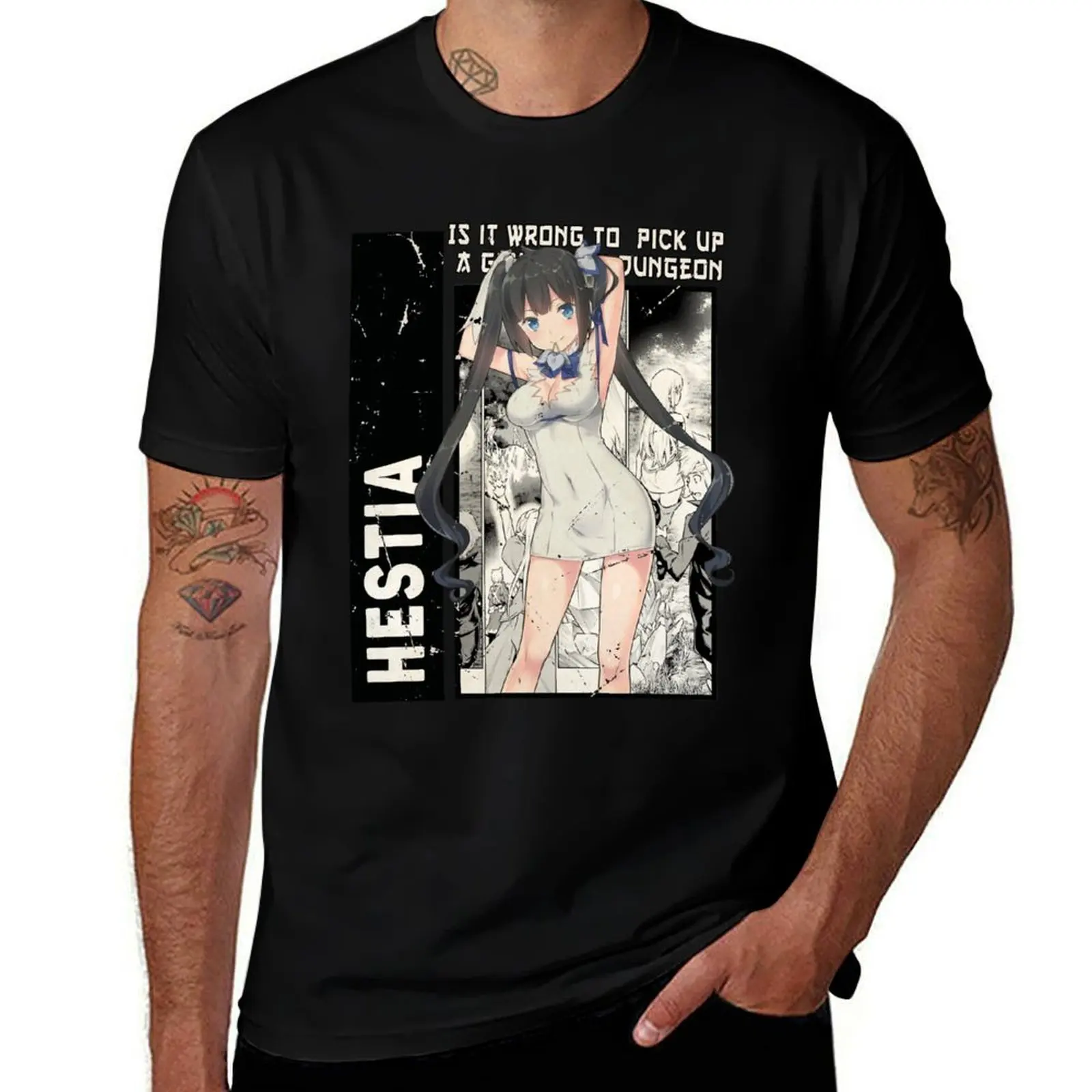Camiseta Hestia, Danmachi, Camiseta con Diseño Creativo