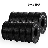 GEEETECH 10Kg TPU 3D Printer Filament material 1kg 2.2LBS/Spool 1.75mm Plastic Vacuum Packaging Non-Toxic Shore Hardness 95A