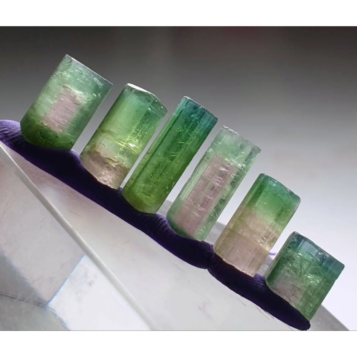 Brazilian Elbaite Crystal Points, 10g 5-15mm Multicolor Stones, Display Box for DIY Craft & Crystal Collector Gift