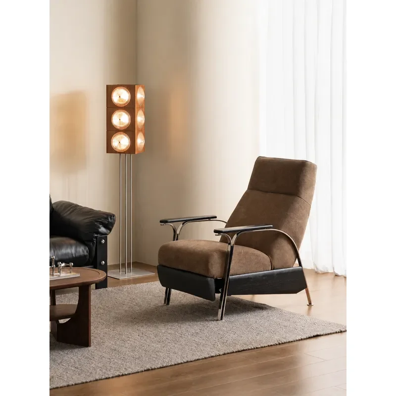 Ikuno Anwu Folding Sofa Chair Single Zero Gravity Living Room Small Unit Multifunctional Leisure Chair Lazy Reclining Chair