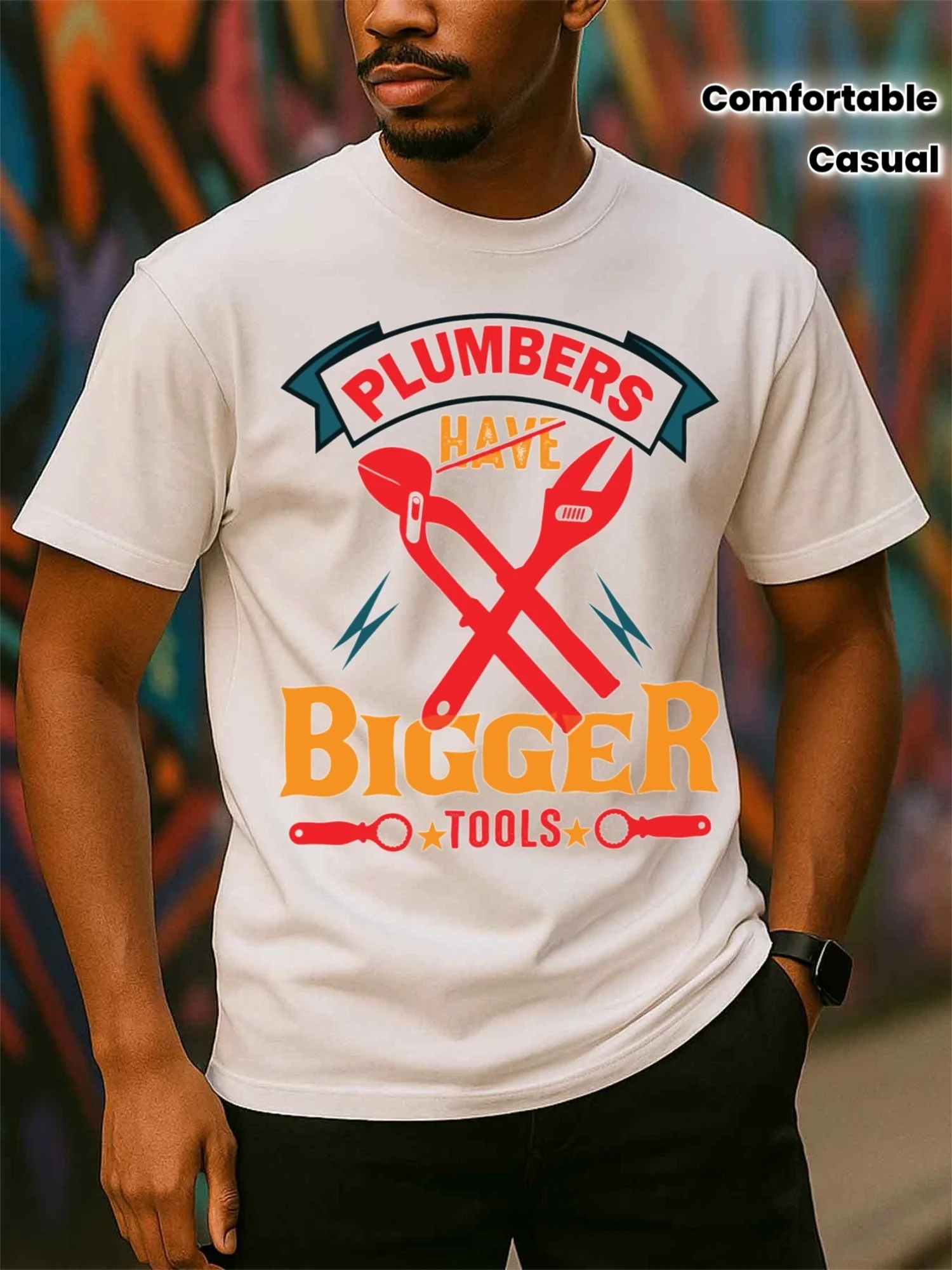 

Plumber's Pride T-Shirt 100% Cotton O-Neck Short Sleeve Summer Casual Mens T-shirt Streetwear