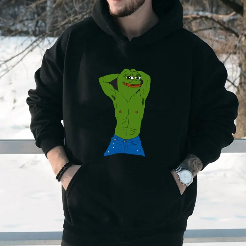 مضحك الضفدع بيبي هوديي الملابس طباعة النساء/الرجال هوديس وبلوز الرجال هدية رياضية الشارع موضة الشارع الشهير الرجال النساء #1
