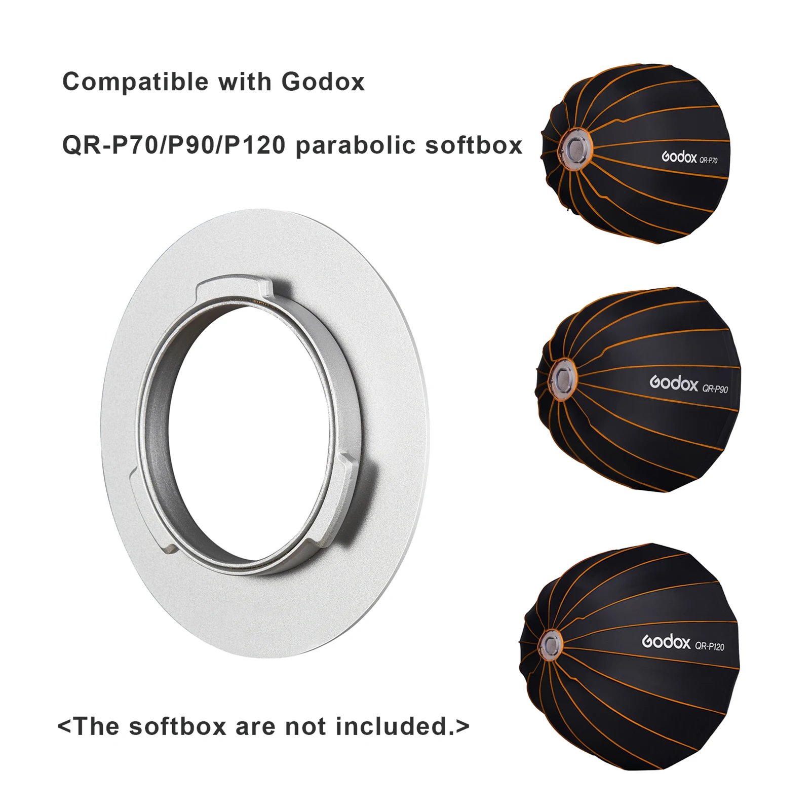 Godox SA-PF2 Profoto MounT SA-GD Godox Mount Ring Adapter for Godox QR-P70 QR-P90 QR-P120 Quickly Release Parabolic Deep Softbox