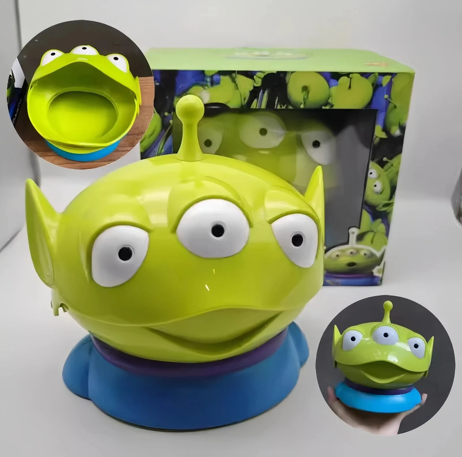 Neues Produkt Spielzeug-Alien Niedliche Aufbewahrungsbox Organizer Cartoon-Kleiner-Charakter-Sammlung Heim-Desktop-Dekoration Geschenkbox Überraschung