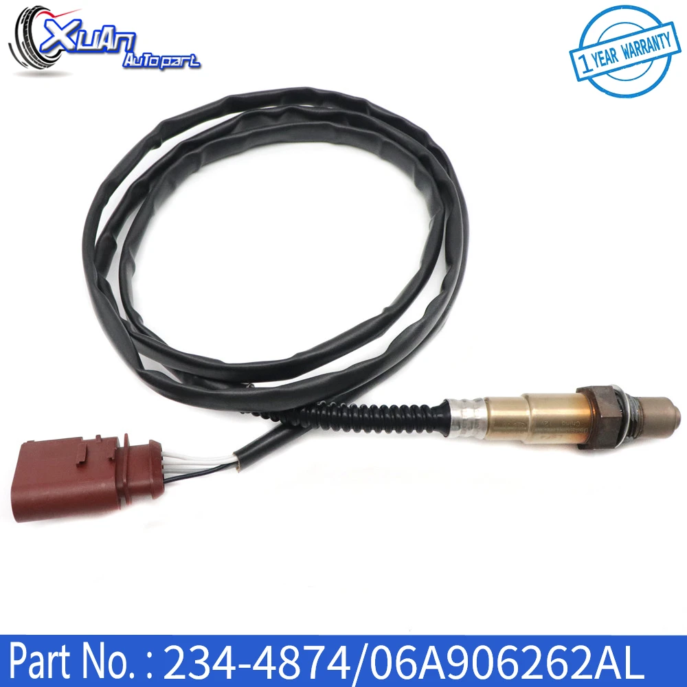 NEW Car Downstream Rear Air Fuel Ratio Lambda Oxygen Sensor 234-4874 06A906262AL For VW Beetle Phaeton Passat Golf Audi A4 S4 A6