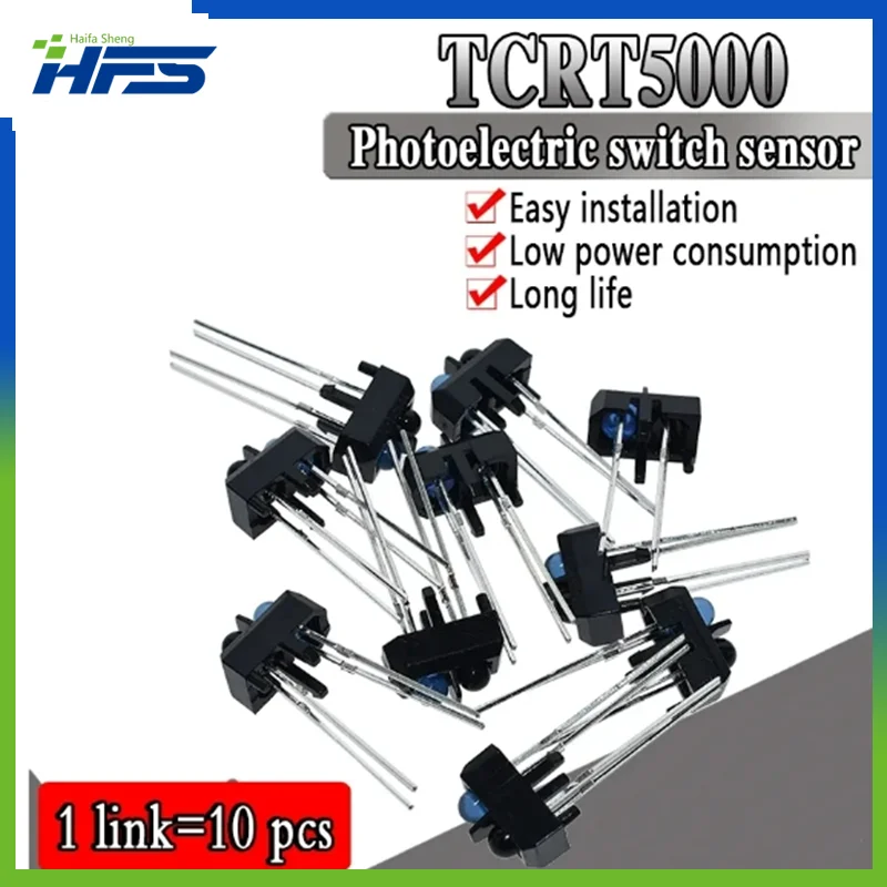 

10PCS TCRT5000L TCRT5000 Reflective Optical Sensor Infrared IR Photoelectric Switch