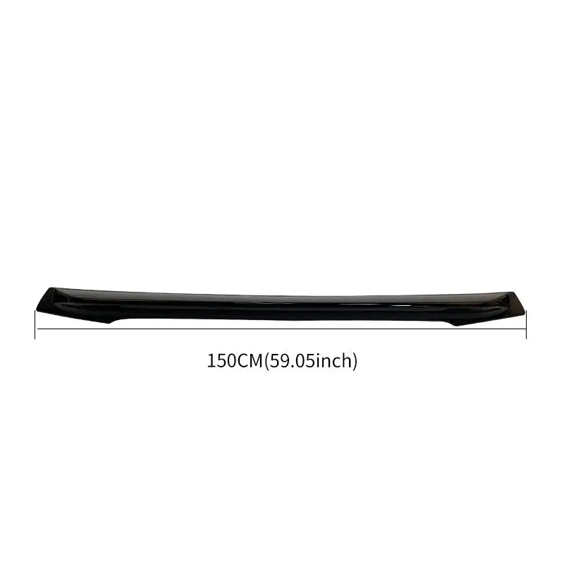 Factory Supply Car Exterior Glossy Black ABS Plastic Rear Boot Lip Rear Trunk Tail Spoiler Use for Land Cruiser LC200 2013+