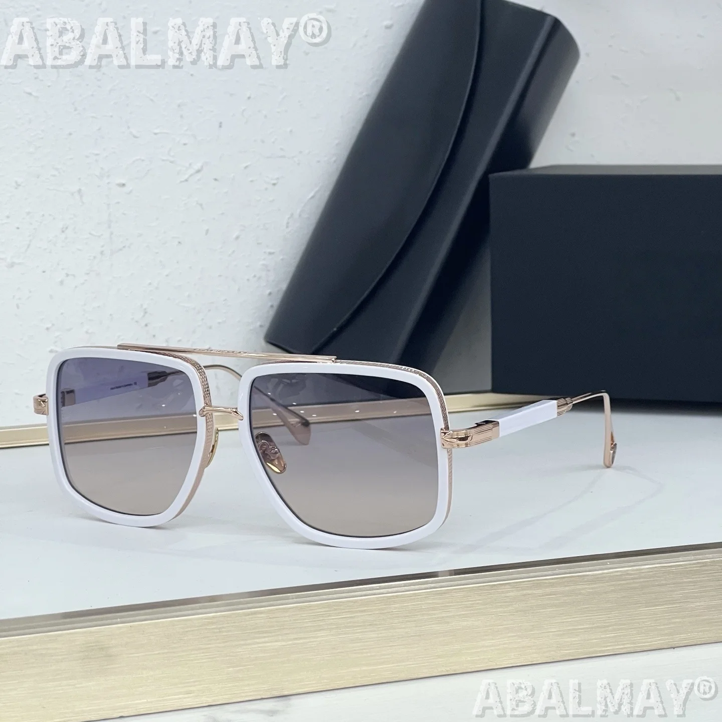 THE MACH ONE II نظارات شمسية عالية الجودة للرجال والنساء طراز UV400 ريترو موضة تصميم خاص نظارات شمسية مع صندوق