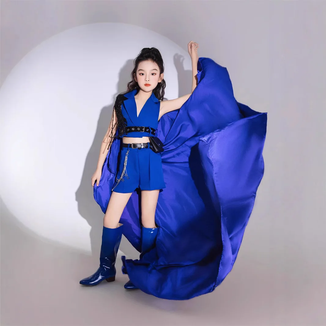 robe-de-danse-hip-hop-pour-filles-tenue-de-fete-pour-enfants-tenue-kpop-bleue-costume-de-spectacle-de-danse-jazz-vetements-de-scene