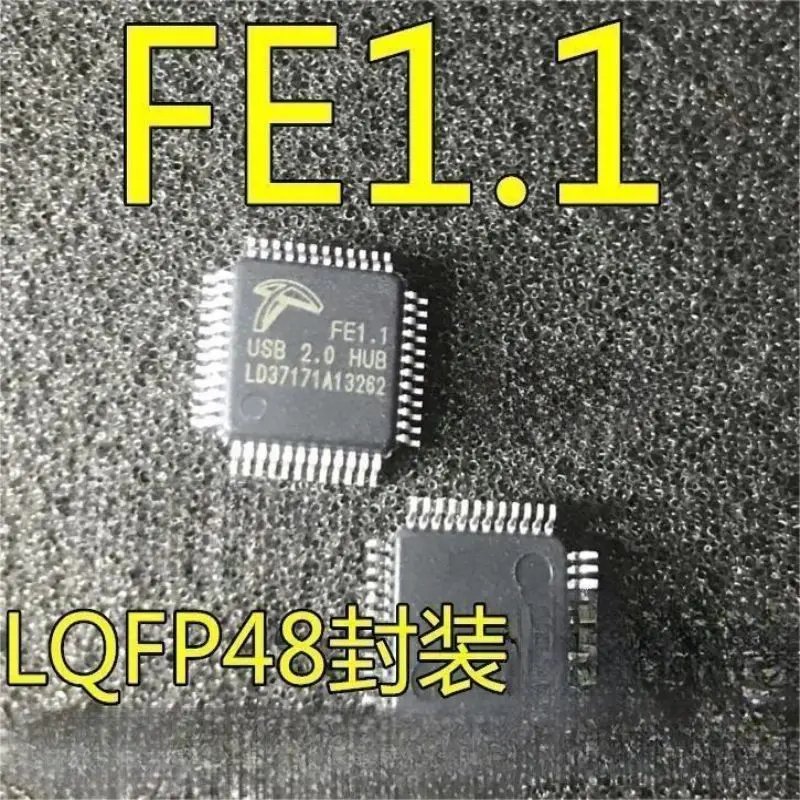 

30PCS FE1.1 FE2.1 USB2.0 HUB interface control chip QFP-48 packaged in original stock