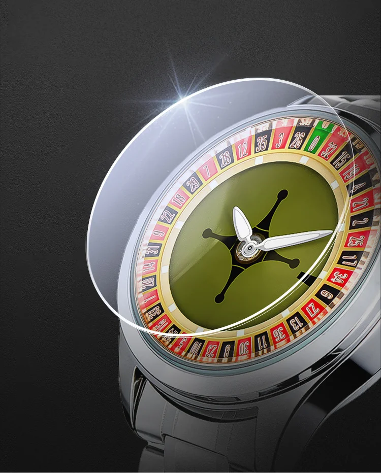 Around the world New Watch 2026 Enthusiast Watch Lovers Spinning Entertainment Play Wristwatch Roulette Wheel Timepiece