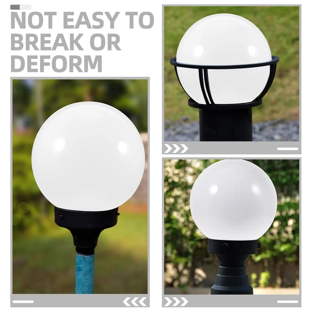 

2pcs Spherical Lampshade Replacement Round Acrylic Light Cover For Bedroom Living Room Modern Lamp Decor Pendant Cover