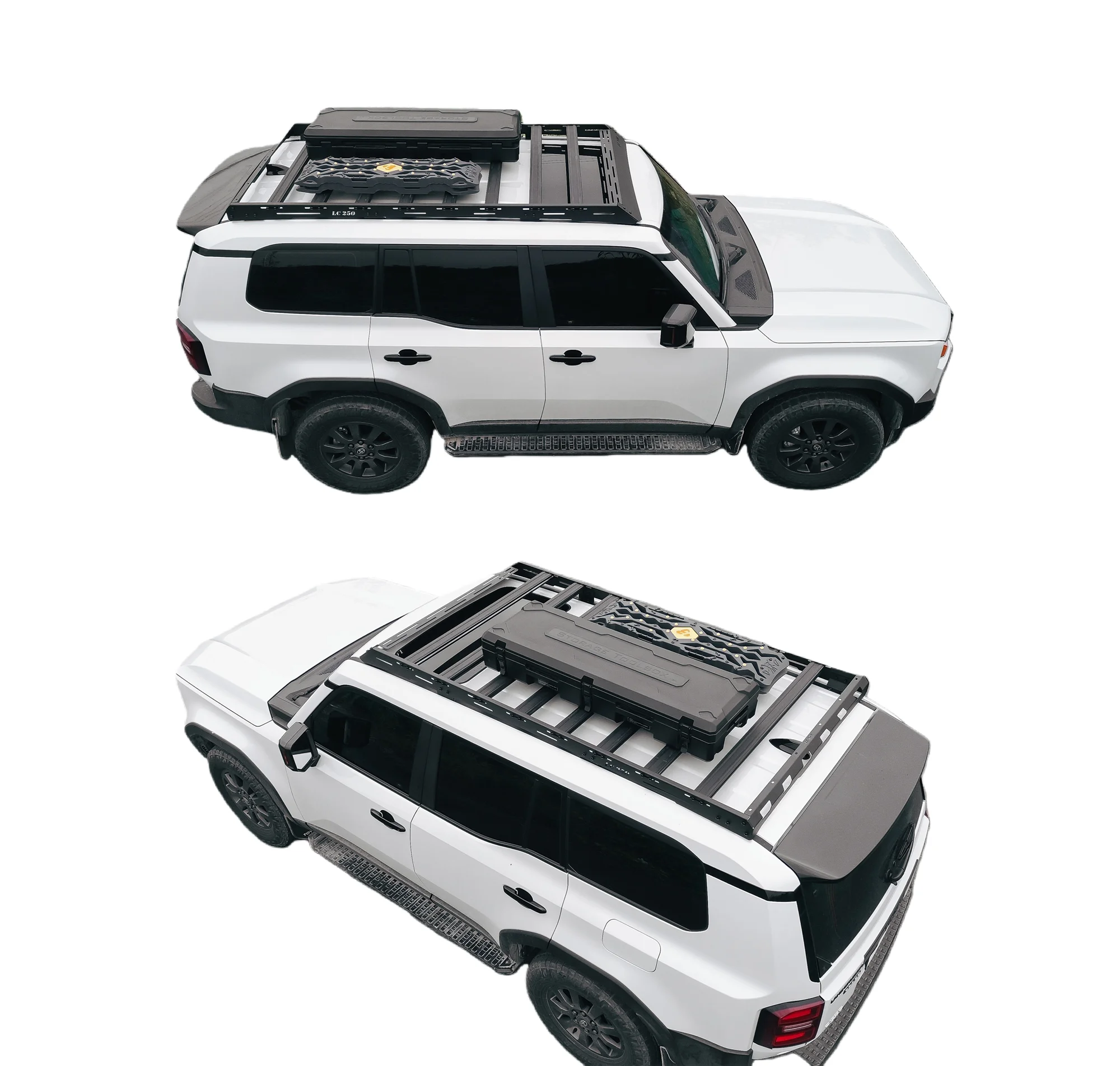 Car Roof Rack Roof Basket Roof Platform Car With Side Ladder Side Box