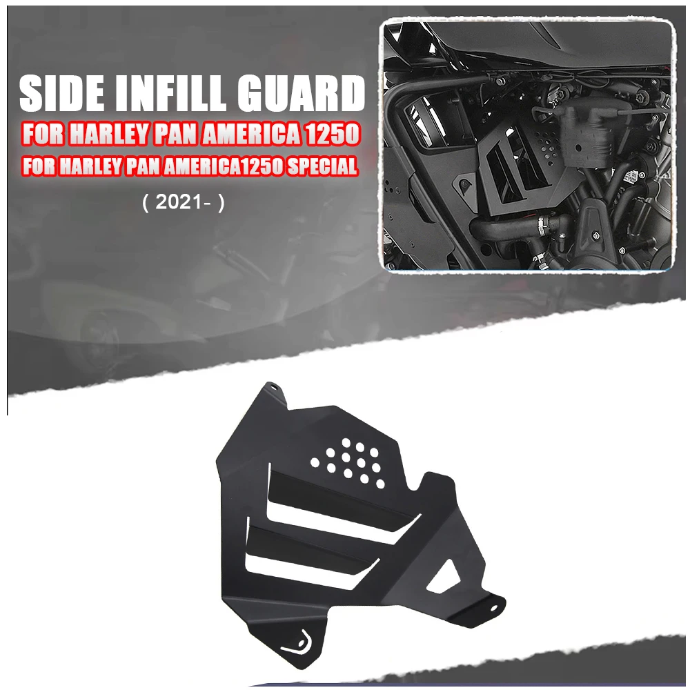 

Motorcycle Left Side Fairing Cover Side Infill Guard Protector Cover For RA1250 PA 1250 Pan America 1250 S Special 2021 2022-