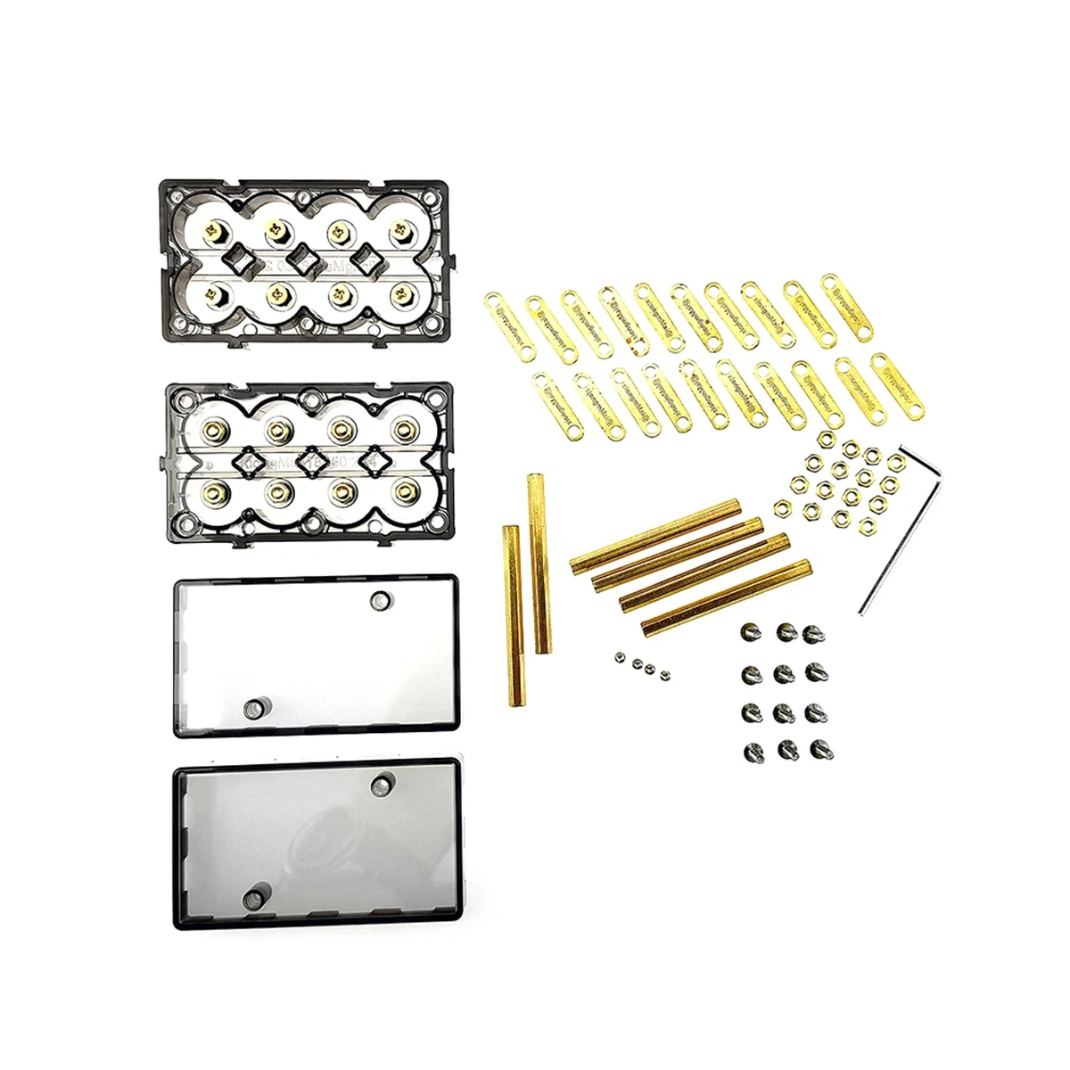 

N84R DIY Tool Spliceable Battery Box Battery Holder for 12V 24V 48V Energy Storage Kit Support High Current 21700-8