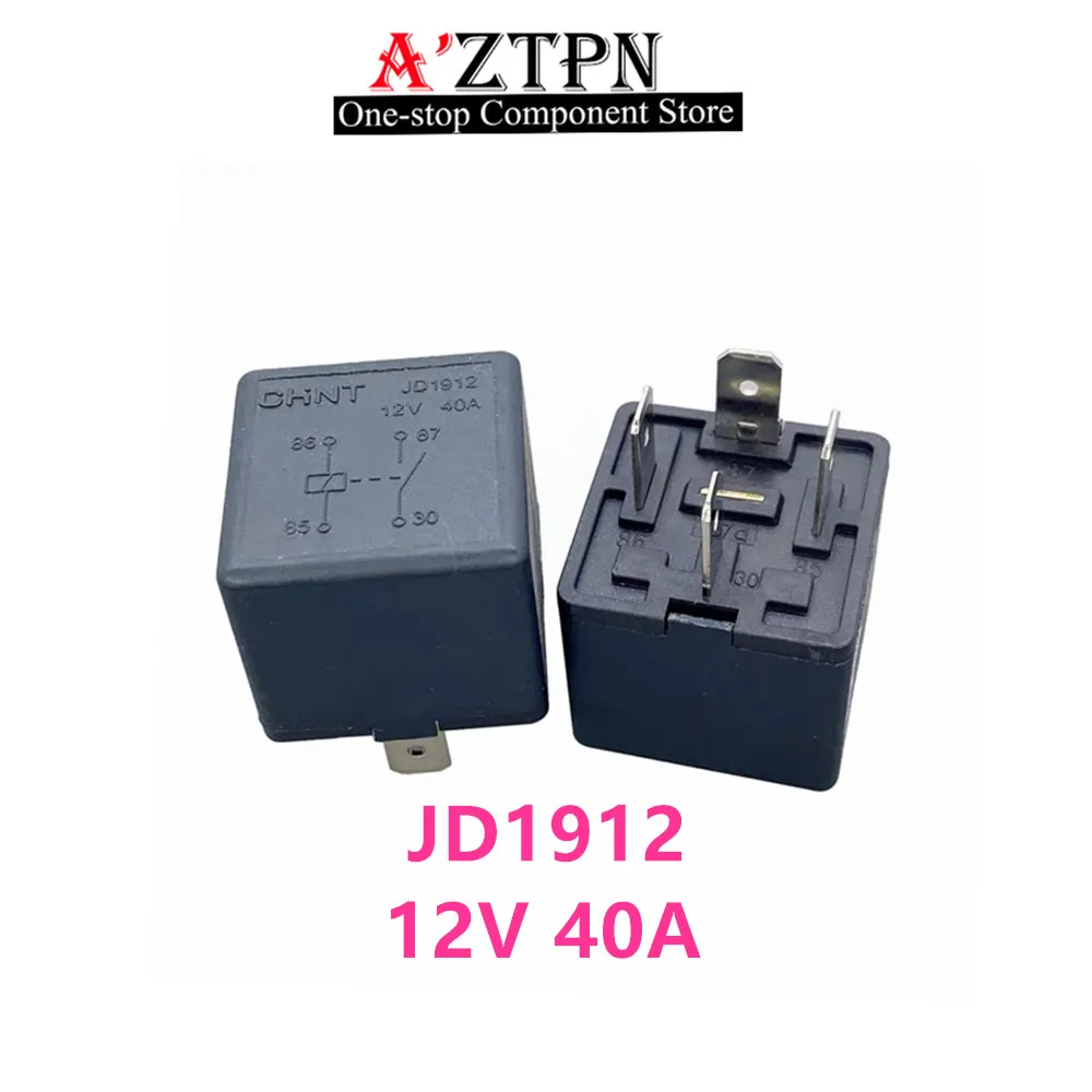 JD1912 JD1914 JD2912 JD2914 Car mounted relay 12V 24V high-power waterproof car 40A4 pin five pin