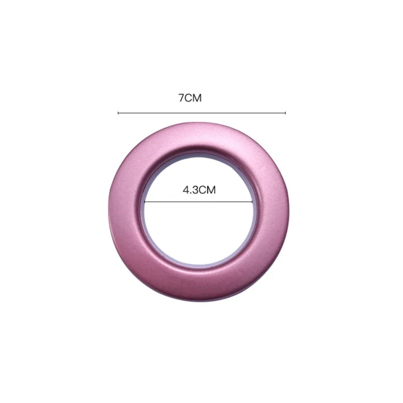 50Pcs Curtain Grommet Top Eyelet Rings Curtain Eyelet Metal Ring Low Noise Roman Rod Ring DIY Home Curtain Accessories