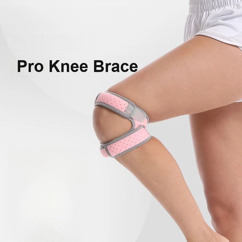 Patella Strap Silicone Fixed Professional Knee Protection Band for Running Women Meniscus Protection