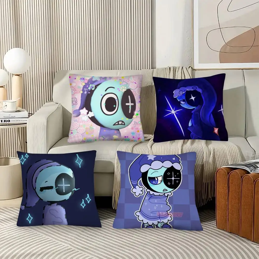 1pc D-Dandys W-World Goob Bassie Astro Pillow Case Fashion Square Pillowcase Bedroom Sofa Room Ins Decoration Leisure