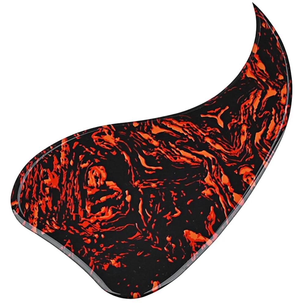 

Acoustic Guitar Parts Pickguard Anti Scratch Easy Install Self Adhesive Unique Pattern Design Protective Plate