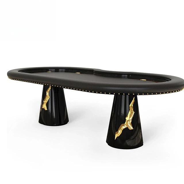 Solid wood poker table