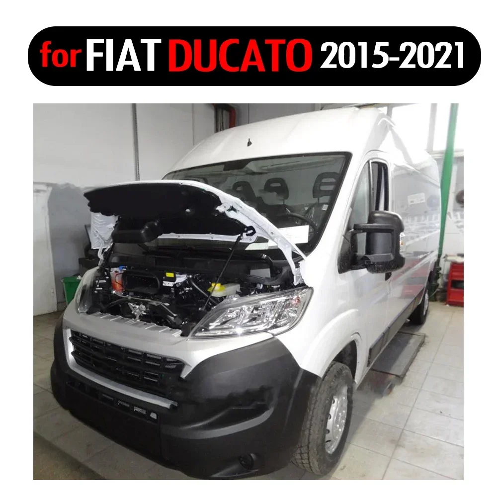 for Fiat Ducato 2015-present Front Hood Bonnet Modify Gas Struts Shock Damper Lift Supports Absorber