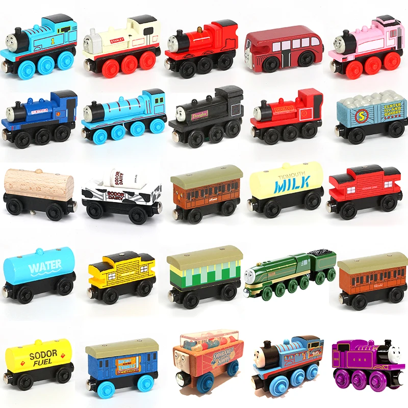 Wooden Thomas and Friends Train Model Wooden Track Dedicated Train Toys for Kids 2 To 4 Years Old Kids Toys Boys