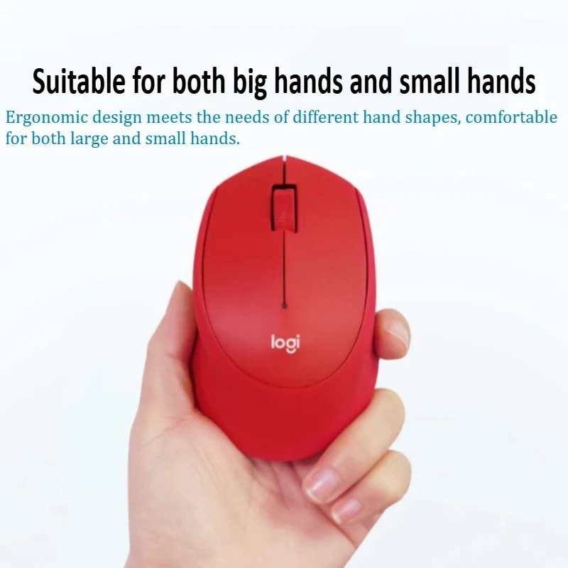 Logitech M280 Wireless Portable Mouse, Comfortable Grip with Accurate Optical Tracking, Suitable for Multi-system and Notebook.
