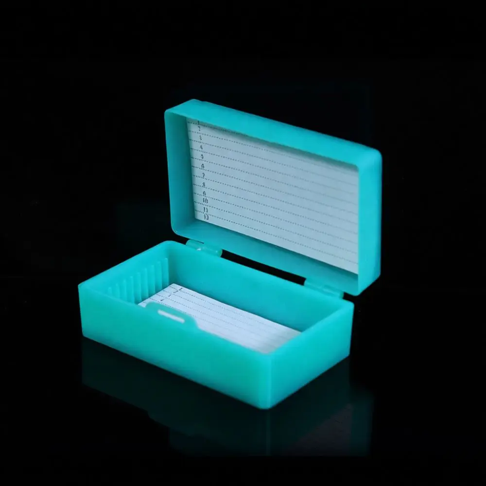 Microscope Slide Storage Container Laboratory Pathology Sample Box Organizer Secure Buckle Case For Biological Lab Research