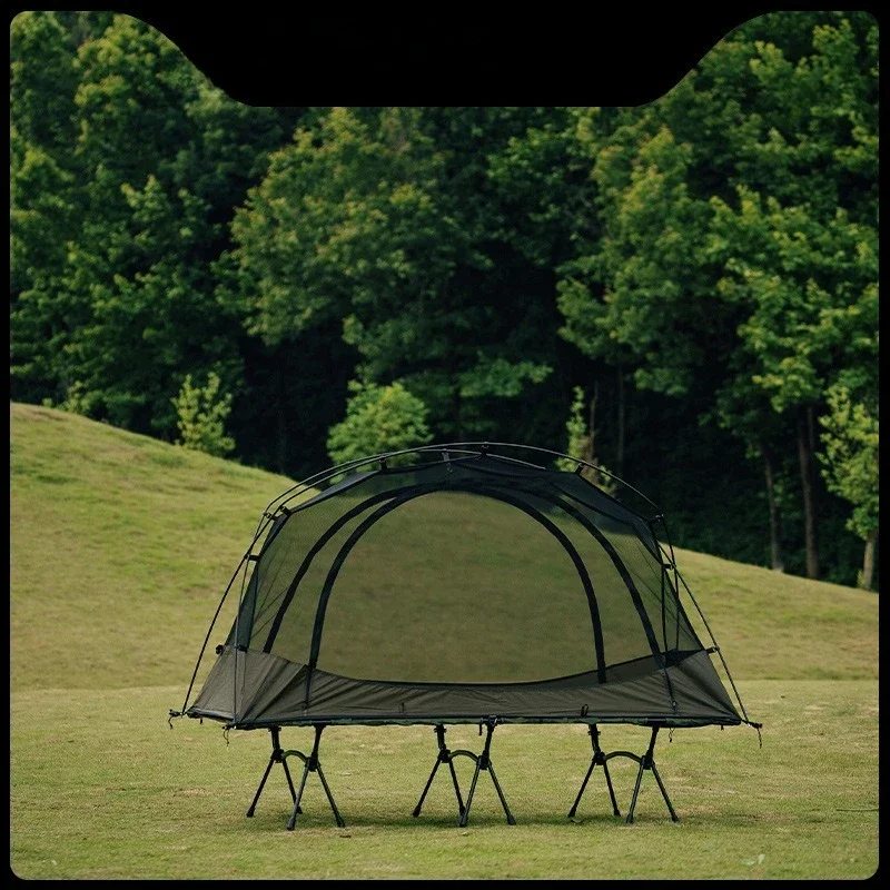 Cloud yarn mosquito net camp bed, outdoor tent lightweight mesh sleep off the ground insect
